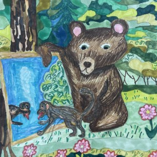 «Мартышка и зеркало»