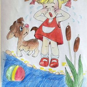 Наша Таня громко плачет