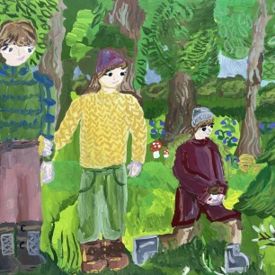 «Лесная прогулка с любимой семьей»