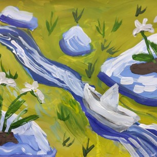 Бумажный кораблик