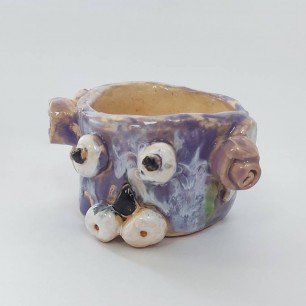 Весенняя кружка-собачка