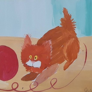 Котенок и клубок