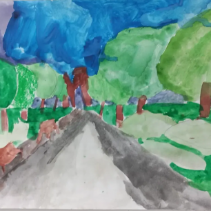 Аллея в парке