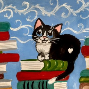 Кот - книголюб