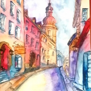 Вечерний город