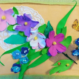 Нежная композиция цветов