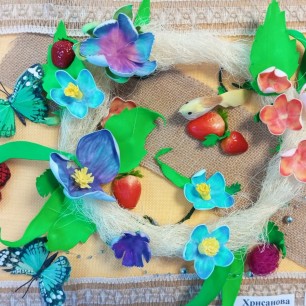 Венок из цветов