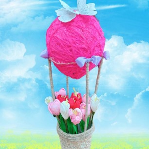 Воздушный шар цветов для мамы