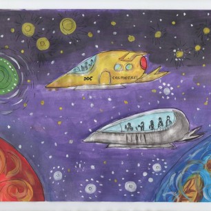 "Путешествие на космическом такси"