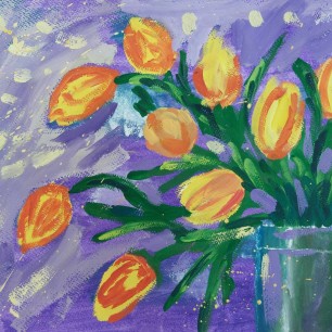 Желтые тюльпаны