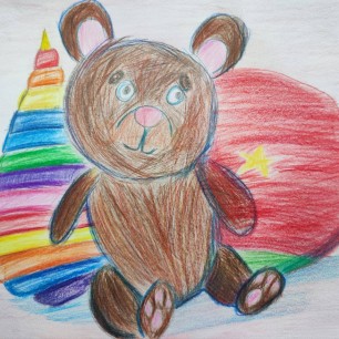 "Иллюстрация к стихотворению "Игрушки""""