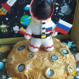 Полет на луну к звездам.