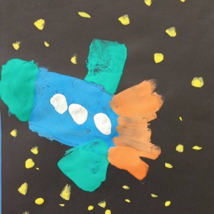 "В космос на ракете"