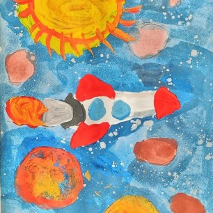 В межпланетном пространстве ...