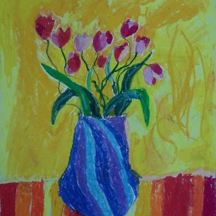 Ваза с цветами