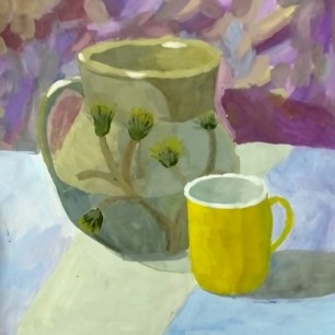 Натюрморт с жёлтой чашкой