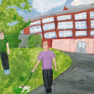 Прогулка с собаками