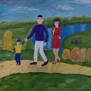 На прогулке