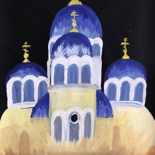 «Новочеркасский собор ночью»