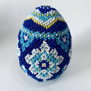 Яйцо «Деревце», бисероплетение