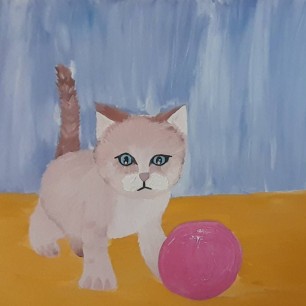 Котенок и клубок