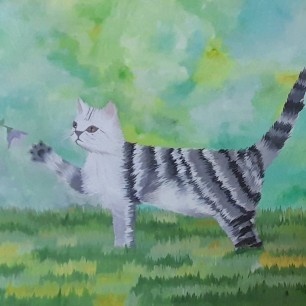 Наш любопытный Барсик