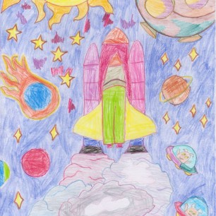 На ракете в космос