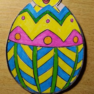 Пасхальное яйцо с секретиком