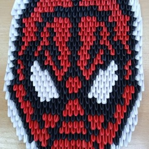 Панно "Маска Человека-паука"