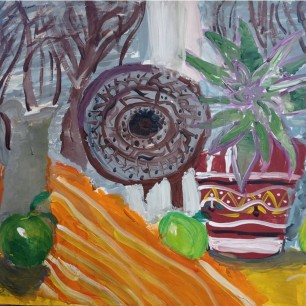 "Натюрморт с цветком"