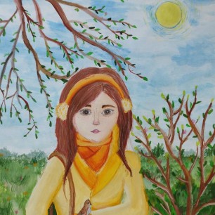 "Весенний автопортрет"