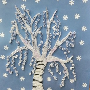 Белая берёза под моим окном...