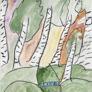 В тишине берёзовой рощи