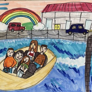 С любимой семьей в Санкт-Петербурге