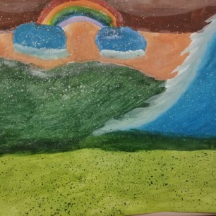 Весенняя радуга