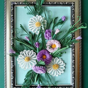 Картина с цветами