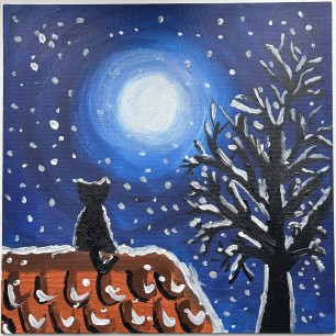 Наблюдение за луной