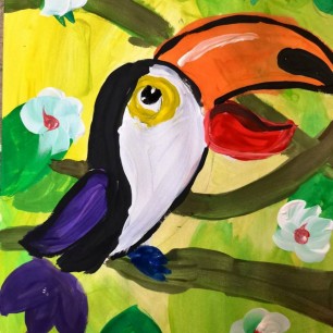 Любопытный тукан