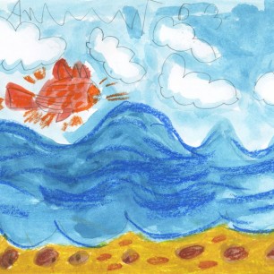 Илл. к сказке А.С. Пушкин "Сказка о рыбаке и рыбке"