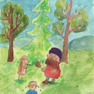 илл. к рассказу И. Пшеничников "Загадка тетеревов"