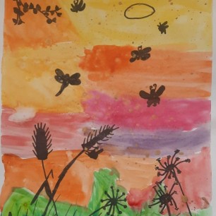 "Весенний закат"