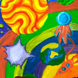 В открытом космосе