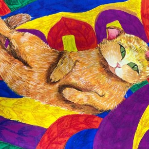 Рыжий мурлыка