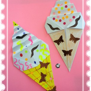 Мороженое "Вкуснюшки-оригамушки"