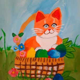 Пасхальный котик