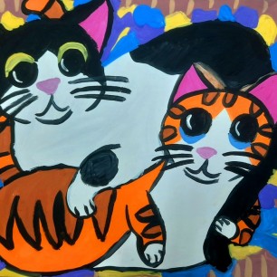 Веселые котята