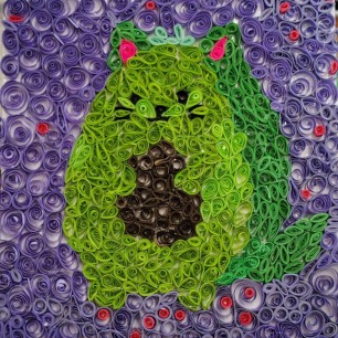 Яркое Авокадо