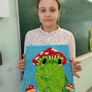 Лягушонок Мухор с мухоморами