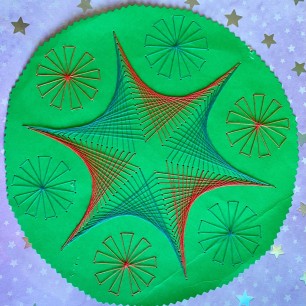 Цветы в круге