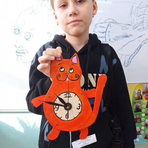 Часы "Кот Кошара"